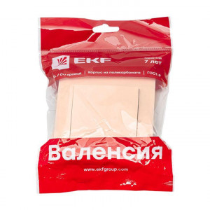 Валенсия выключатель 1-кл. 10А кремовый PROxima EWV10-021-20