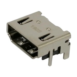 208658-1051, Соединители HDMI, Displayport и DVI  0.5mm HDMI Rec RA 19CKT W/O FLNG&MYLAR