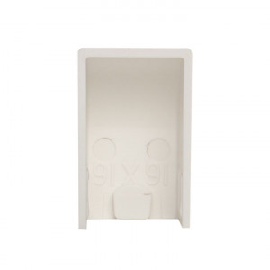 Заглушка (16х16) (4 шт) белая EKF-Plast