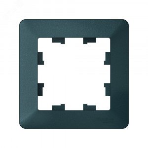 ATLASDESIGN AIR 1-постовая РАМКА, ИЗУМРУД/дымчатый черный ATN220801