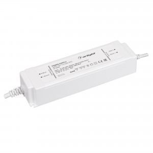 Блок питания ARPJ-SP-721400-PFC (100W, 36-72V, 1.4A) 037893, Источник тока с гальванической развязкой для светильников и мощных светодиодов. Входное напряжение 220-240 VAC. Выходные параметры: 36-72 В, 1400 mА, 100 Вт. Встроенный PFC >0.9. Герметичный пластиковый корпус IP 67. Габаритные размеры длина 193 мм, ширин