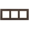14-5103-31 Рамка на 3 поста, стекло, Elegance, мокко+сл.к (5/25/750) Б0034521