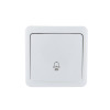 Кнопка звонка 1-кл. 1п ОП Viola 10А IP20 бел. 751-0200-103