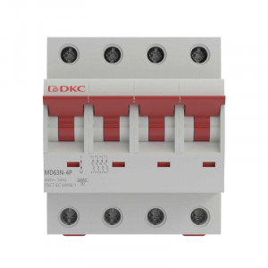 Автоматический выключатель модульный YON MD63N 4P 32A B 6kA MD63N-4PB32