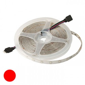2835 300LED IP65 12V RED, LED-лента/ красный/ 630nm/ 60LED на метр/ U=12V/ 4 Вт на метр/ влагозащитная