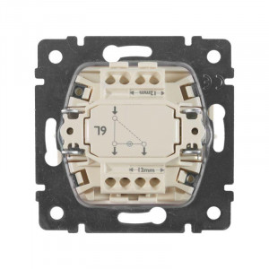 Переключатель 2напр 10A подсв СЛНК VLN 774326