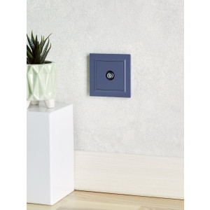 BRITE Розетка TV проходная РТВ10-0-БрМ маренго BR-A10-P-K35