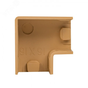 Поворот 90 гр. (16х16) (4 шт) светлое дерево EKF-Plast