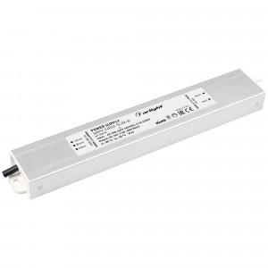 Блок питания ARPV-24060-SLIM-B (24V, 2.5A, 60W) 022193, Источник напряжения с гальванической развязкой для светодиодных изделий. Входное напряжение 200-240 VAC. Выходные параметры: 24 В, 2,5 А, 60 Вт. Встроенный PFC >0,5. Герметичный алюминиевый корпус IP 67. Рабочая температура -25…+50C?. Габаритные размеры д