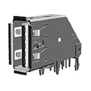 48404-0003, USB-коннекторы USB 3.0 F/A Up RVS REC CH=1.25 15u'