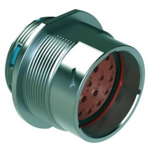 AHDM04-24-21PR, Стандартный цилиндрический соединитель SZ 24 RCPT 21 POS PIN RED ARGMNT