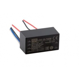 LDH-65-1750W, DC/DC LED повышающий, вход 9.5…32В, выход 12.5…37В/1.75А, КПД до 96%, DIMM, 75x53x22.7мм, проводные выводы, -40…50/60°C, пластик