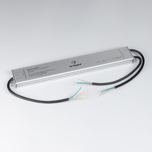 Блок питания ARPV-LG24400-LINEAR-PFC (24V, 16.6A, 400W) 036957, Источник напряжения с гальванической развязкой для светодиодных изделий. Входное напряжение 220-240 VAC. Выходные параметры: 24 В, 16.6 А, 400 Вт. Встроенный PFC >0.95. Тонкий металлический корпус IP67. Вход: 220-240VAC. Выход: 24VDC. Размер 400х60х22 mm.