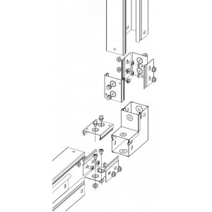 Угол для лотка вертикальный неперфорир. вверх 90град. 50х50 39001