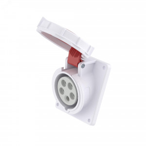 Розетка панельная с наклоном IP67 16A 3P+E+N 400В DIS4181667