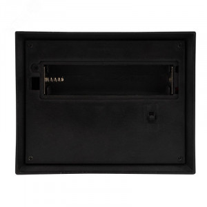 Светодиодный камин Старинные часы с эффектом живого огня 14,7x11,7x25 см, черный, батарейки 2хС (не в комплекте) USB 511-020