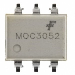 MOC3052SR2VM, Оптопара симисторная изоляция 4.17кВ 6SMD
