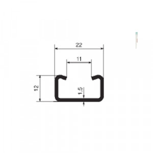 DIN рейка 98.400.0000.0, Монтажная рейка, для установки зажимлв SKN/WST длина: 2 метра,