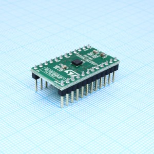 STEVAL-MKI105V1, Демо плата -расширение для 3хосевого микропотребляющего акселерометра +-16g LIS3DH DIL 24 socket