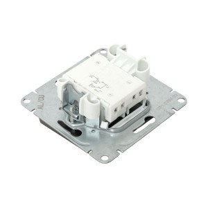 Механизм выключателя, двухклавишный, кнопочный, мокко Эпика EKF UP1-SWM-23