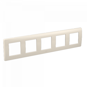 Рамка на 2+2+2+2+2 модуля (пятиместная), слоновая кость, RAL9001 75015O
