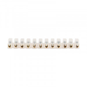 Клеммная колодка винтовая КВ-4 (1,5-4мм) 07-5004, 3 A, пoлиэтилен белый (ЗВИ)