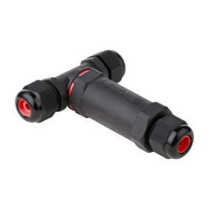 Коннектор кабельный Т-образный (клеммник 5PIN) IP68 FreeTools plc-uac-cb5T