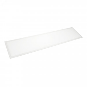 Светильник DL-INTENSO-S300x1200-40W White6000 (WH, 120 deg, CRI90, 230V) 043555, Светодиодная панель с торцевой засветкой (edge-lit). Мощность 40 Вт, св. поток 4000 лм, 100 лм/Вт, белый 6000-6500 K, CRI>90, угол 120°, напряжение питания 230 В. Белый квадратный корпус из алюминия, экран PS, LGP PMMA, степень защиты IP40.