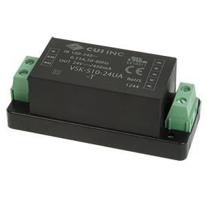 VSK-S10-5UA-T, Модули питания переменного/постоянного тока ac-dc, 10 W, 5 Vdc, single output, chassis mount
