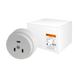 Розетка РШ 32А 250В 2Р+РЕ ОУ белая SQ1812-0005