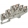 Колодка клеммная CP-ML 3 ур. 2,5мм2 серая YCT23-00-3-K03-002