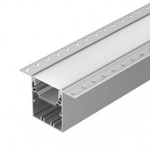 Профиль SL-LINIA55-FANTOM-2000 ANOD 027161, Алюминиевый анодированный профиль для светодиодных лент и линеек, с отсеком для блока питания (размер отсека 48x30мм). Габаритные размеры (LхWхH): 2000x110x70 мм. Паз для установки 70х60 мм. Ширина площадки для ленты 32,9 мм. Экраны, заглушки и другие акс