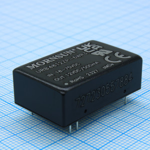 URB4812ZP-6WR3, Преобразователь DC/DC 6Вт вход 18...75В выход 12В КПД 87%