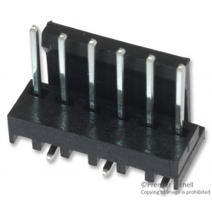 3-647166-6, Соединитель провод-плата оконечный 6 контакт(-ов) 2.54мм прямой для поверхностного монтажа пакет/коробка