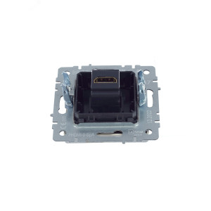 BRITE Розетка HDMI РHDMI-0-БрА алюминий BR-H10-K47