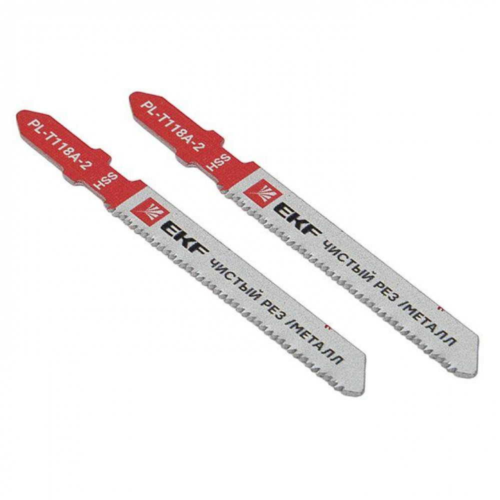 Изображение товара Пилки для электролобзика T118A (чистовой рез по металлу) 2 шт Expert