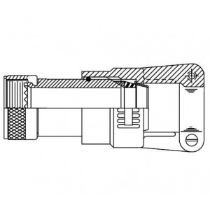 M85049/1813W04, Круговой мил / технические характеристики корпусов разъемов Backshell
