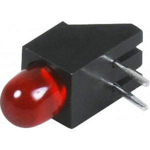 L-1503CB/1ID, Светодиод 5мм с держателем/красный/625нм/8-30мкд/60°