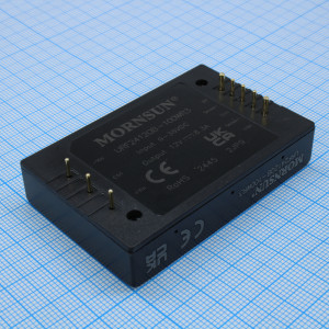 URF2412QB-100WR3, Преобразователь DC/DC мощность, Вт: 100 вход 24(9-36)В выход 12В/8.3А изоляция: 2250В