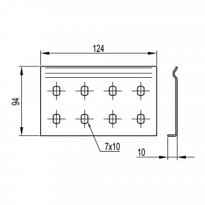 Соединитель горизонтальный 100мм GTO горячеоцинкованный LG1000HDZ