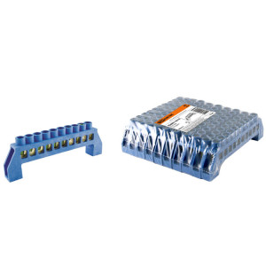 Шина "N" нулевая в изоляторе 6х9мм 10 групп SQ0801-0019