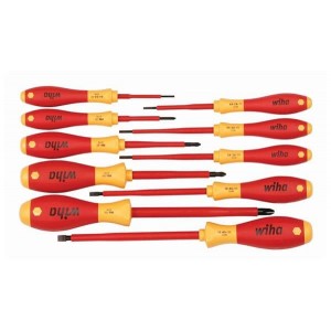 32093, Отвертки, гаечные ключи и гайковерты со сменными головками Insulated Slotted & Phillips 10Pc Set