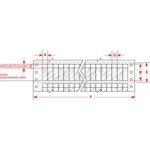 brd35406, DAT-34-292-GR этикетки, самоламинирующийся винил В-292, цвет-оранжевый,  25.40х36.50мм , 2500 шт/упак