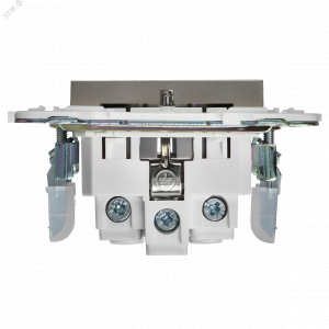 SKANDY Розетка с заземлением без защитных шторок 16А SK-R05Sh шампань IEK SK-R11-16-K37