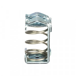 Зажим кабельный WST13,5, Зажим для подключения экранированного кабеля, тип фиксации провода: зажим, для кабеля: 4-13,5 мм, цвет: серый, тип монтажа: шина 10х3