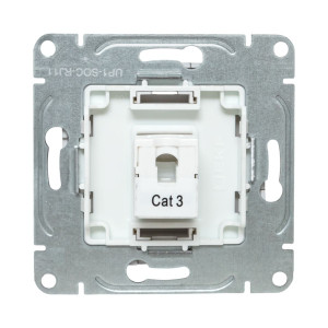 Механизм розетки RJ11, шампань Эпика EKF UP1-SOC-RJ11