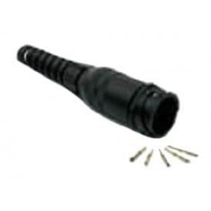 MP-4101-85P-C, Стандартный цилиндрический соединитель Cable recpt w/pins crimp combo w/cap