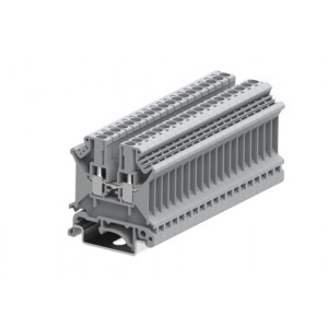 Проходная клемма 303991, Проходная клемма, тип фиксации провода: винтовой, номинальное сечение: 2,5 мм кв., 24A, 800V, ширина: 5,1 мм, цвет: серый, тип монтажа: DIN35