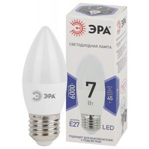 Лампочка светодиодная STD LED B35-7W-860-E27 E27 / Е27 7Вт свеча холодный дневной свет Б0031413