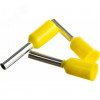 Наконечник штыревой втулочный изолированный F-8 мм 1 мм2 (НШВи 1.0-8) желтый 08-0813